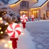 Northlight Lighted Peppermint Candy Christmas Outdoor Pathway Markers -16" - Set Of 3 -Christmas Decorations Store GUEST d1ad5b96 90ca 46e4 b220 ca5ea7022933