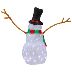 Northlight Lighted Commercial Grade Acrylic Snowman Outdoor Christmas Decoration - 23" -Christmas Decorations Store GUEST d1cd68d7 6a0a 4dc1 8982 42c3a4fb5b91