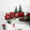 Northlight LED Lighted Frosted Trees In Train Christmas Decoration - 12" - Red And Gold -Christmas Decorations Store GUEST d23ab0e7 7dd0 4687 80fc d0e5b52aefa0