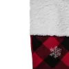 Northlight 20.5" Red And Black Plaid Christmas Stocking With A Vintage Truck -Christmas Decorations Store GUEST d3b82d80 3cc5 4bcc af78 f954394e3117