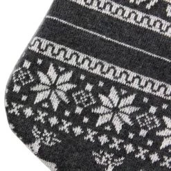 Northlight 19" Gray And White Reindeer And Snowflake Knit Christmas Stocking With Faux Fur Cuff 10 Northlight 19" Gray And White Reindeer And Snowflake Knit Christmas Stocking With Faux Fur Cuff -Christmas Decorations Store GUEST d3feb76d a487 464c 9534 2abc4537e8ea