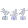 Northlight LED Lighted Color Changing Penguin Acrylic Christmas Decorations - 4" - Set Of 3 -Christmas Decorations Store GUEST d4e2895b 6c8c 49c4 a362 b5c891397e07