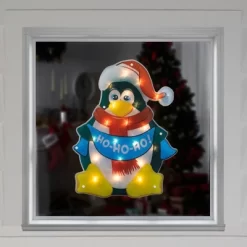 Northlight 17.5" Lighted Penguin Christmas Window Silhouette -Christmas Decorations Store GUEST d51311ca e1bf 4b1b b29b a6690e81b312