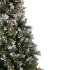 Northlight Real Touch™️ Pre-lit Snow Valley Pine Artificial Christmas Tree - 7.5' - Clear Lights -Christmas Decorations Store GUEST d5e8f626 91f8 455c 8fc0 2a172512eff5