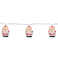 Northlight Santa Claus Christmas Light Set - Clear - 6' Green Wire - 10ct -Christmas Decorations Store GUEST d6de984e 413d 4fc7 812e e1bec3599f91