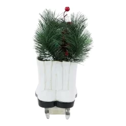 Northlight LED Lighted Ice Skates With Floral Arrangement Christmas Decoration - 12" -Christmas Decorations Store GUEST d7e47229 2dc2 4e03 bd74 1b35fca2c3d7