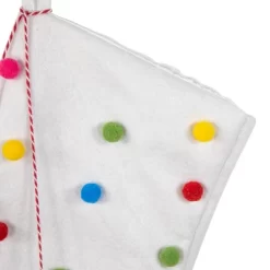 Northlight 20" White Christmas Stocking With Multicolor Pom-Poms And Tassels 10 Northlight 20" White Christmas Stocking With Multicolor Pom-Poms And Tassels -Christmas Decorations Store GUEST d7f3d5b2 cf01 4b49 bbe7 ef0f6bb49b50