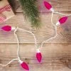 Northlight 25 Count Pink LED C9 Christmas Lights, 16 Ft White Wire -Christmas Decorations Store GUEST d879bc5f 82ed 4c3c b9f4 9809ad5e18f7
