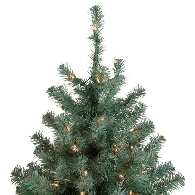 Northlight 7.5' Pre-Lit Colorado Blue Spruce Artificial Christmas Tree, Clear Lights 4 Northlight 7.5' Pre-Lit Colorado Blue Spruce Artificial Christmas Tree, Clear Lights - Image 2