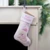 Northlight Baby's 1st Christmas Embroidered Teddy Bear Stocking - 19" - Pink And White -Christmas Decorations Store GUEST d9cf87dd ba51 4537 a0ea de4c18cb3e1c