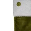 Northlight 20.5-Inch Green And White Corduroy Christmas Stocking 1 Northlight 20.5-Inch Green And White Corduroy Christmas Stocking -Christmas Decorations Store GUEST db6864c8 fb41 460e b039 2ecbdc4da777