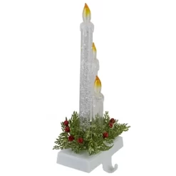 Northlight 9" Battery Operated LED Lighted Candle Christmas Stocking Holder -Christmas Decorations Store GUEST dc834a29 8288 4b59 860d 6da0f4c3db36