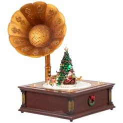 Northlight LED Lighted And Musical Gramophone Animated Christmas Decoration - 14" 11 Northlight LED Lighted And Musical Gramophone Animated Christmas Decoration - 14" -Christmas Decorations Store GUEST dd43c094 839e 4a0f b4c3 0f6144155160