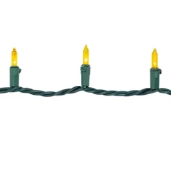 Northlight Mini Christmas Lights - Yellow - 20.25' Green Wire - 100ct -Christmas Decorations Store GUEST ddc848d3 12a4 47a3 9cf6 1696ad5c1444
