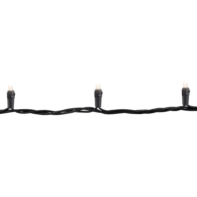 Northlight 50ct Warm White LED Wide Angle Christmas Lights - 16.25ft, Black Wire 6 Northlight 50ct Warm White LED Wide Angle Christmas Lights - 16.25ft, Black Wire - Image 4