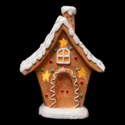Northlight LED Lighted Gingerbread House With Star Windows Christmas Decoration - 7.25" -Christmas Decorations Store GUEST de21204c 29af 4ad0 893e bb850ca2c255