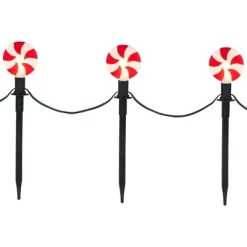 Northlight LED Lighted Peppermint Outdoor Christmas Pathway Markers - 14.5" - Set Of 4 -Christmas Decorations Store GUEST de96846b 0c1f 4748 a8f6 8812ff9e0c82