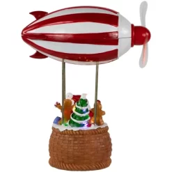 Northlight Musical And Animated Blimp And Santa Christmas Decoration - 8.5" - Red And White -Christmas Decorations Store GUEST deb42b36 4760 424e ac1c 2430a08c35a9