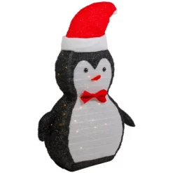 Northlight 28" LED Lighted Tinsel Penguin In Santa Hat Outdoor Christmas Decoration 10 Northlight 28" LED Lighted Tinsel Penguin In Santa Hat Outdoor Christmas Decoration -Christmas Decorations Store GUEST df3ae5f8 1bdc 48c6 8056 ab41525b9cbe