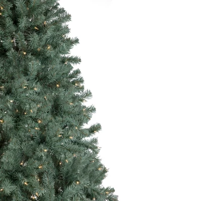 Northlight 7.5' Pre-Lit Colorado Blue Spruce Artificial Christmas Tree, Clear Lights 6 Northlight 7.5' Pre-Lit Colorado Blue Spruce Artificial Christmas Tree, Clear Lights - Image 4