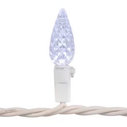 Northlight Patriotic LED C6 Faceted Christmas Lights - Red, White And Blue - 16.5' White Wire - 50ct -Christmas Decorations Store GUEST e311ccc3 d621 49c2 a5ce 8c633249d640