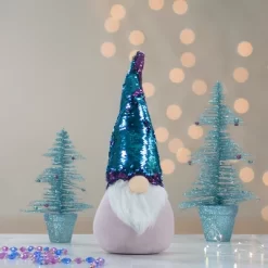 Northlight Gnome With Flip Sequin Hat Christmas Decoration - 17.5" - Purple And Blue -Christmas Decorations Store GUEST e4e2a498 493f 4606 b7e7 543a7698cd52