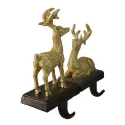 Northlight Reindeer Glittered Christmas Stocking Holders - 8.5" - Gold - Set Of 2 -Christmas Decorations Store GUEST e6243ab2 ebe4 42cc 8bdf d1f629c6a7cc