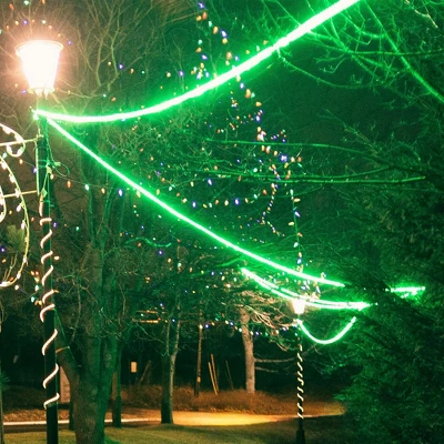 Northlight 18ft Green LED Christmas Rope Lights 4 Northlight 18ft Green LED Christmas Rope Lights - Image 2