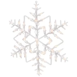Northlight 16" White Lighted Snowflake Christmas Window Silhouette -Christmas Decorations Store GUEST e737a7e8 b334 46b4 b0b9 fe558243b857