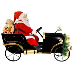 Northlight Animated And Musical Santa Driving Vintage Car Christmas Decoration - 31" -Christmas Decorations Store GUEST e945ddcc d04a 4903 9e96 dc9b5be43453