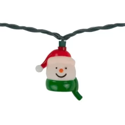 Northlight Snowman Heads With Scarves Christmas Light Set - Clear - 7.5' Green Wire - 10ct -Christmas Decorations Store GUEST e99060f8 fc08 4bf3 8e56 e103ff83784c