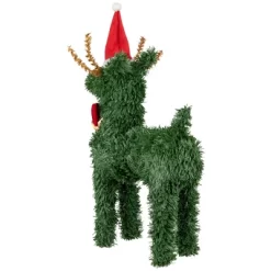 Northlight Pine Reindeer With Bell Artificial Christmas Decoration - 12" -Christmas Decorations Store GUEST eaa75747 6c27 44c8 a654 87ba839666ad