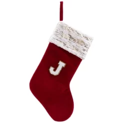Northlight Velvet JOY Christmas Stockings - 20"- Red - Set Of 3 -Christmas Decorations Store GUEST ebb019ea 4e66 4996 98d7 9b83c758e4ca
