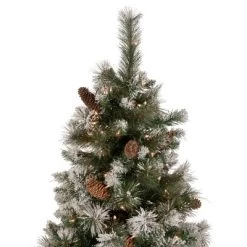 Northlight Real Touch™️ Pre-lit Snow Valley Pine Artificial Christmas Tree - 7.5' - Clear Lights -Christmas Decorations Store GUEST ebc3f89a d402 4564 bd4a 9ae5056d95e4