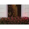 Northlight Mini Net Style Incandescent Christmas Lights - 4' X 6' - Pink - Green Wire