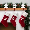 Northlight Velvet JOY Christmas Stockings - 20"- Red - Set Of 3 -Christmas Decorations Store GUEST eca80e2f 9db5 4676 91ae ba979699531c