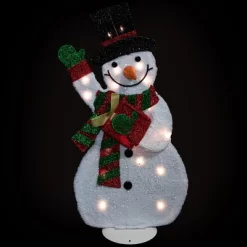 Northlight Lighted Waving Snowman Outdoor Christmas Decoration - 32" - Clear Lights 13 Northlight Lighted Waving Snowman Outdoor Christmas Decoration - 32" - Clear Lights -Christmas Decorations Store GUEST ed447cb4 4ce9 4297 a82e 926af16ffb92