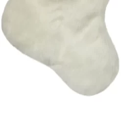 Northlight Polar Bear Faux Fur Christmas Stocking With Pom Poms - 20.5" - White -Christmas Decorations Store GUEST ee5cf112 b4f5 4129 b7c7 569bb507c3f9