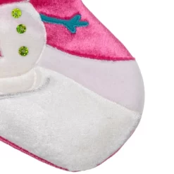 Northlight 20.5" Pink Embroidered Ice Skating Snowman And Christmas Tree Stocking -Christmas Decorations Store GUEST ef048202 4afc 4a2f 9838 9bec6c9c7c9e