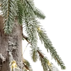 Northlight Pre-Lit Flocked Battery Operated Alpine Artificial Christmas Tree - 3' - Clear LED Lights -Christmas Decorations Store GUEST efbd78be f219 4a10 9d8d 2259c094b0d2