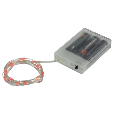 Northlight 20-Count Red LED Micro Fairy Christmas Lights - 6ft, Copper Wire 7 Northlight 20-Count Red LED Micro Fairy Christmas Lights - 6ft, Copper Wire - Image 5