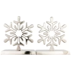 Northlight Set Of 2 Solid Silver Snowflake Cutout Christmas Metal Stocking Holders 6.5" -Christmas Decorations Store GUEST f0b8b6e1 521e 42b2 ad30 7ca9e316228a