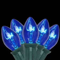 Northlight C7 Christmas String Lights - Blue - 24' Green Wire - 25ct -Christmas Decorations Store GUEST f42a64cf 92ab 4a3d ba55 d9b73661ec4b