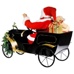 Northlight Animated And Musical Santa Driving Vintage Car Christmas Decoration - 31" -Christmas Decorations Store GUEST f528ab02 489c 47ba abbf b2670339ad55