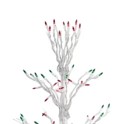 Northlight 6' Prelit Artificial Christmas Tree White Lighted Cascade Twig Outdoor Decoration - Multi-Color Lights -Christmas Decorations Store GUEST f5e3ce39 43c9 4da2 bd1a 6173b512fdfc
