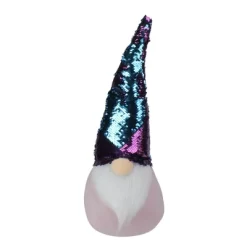 Northlight Gnome With Flip Sequin Hat Christmas Decoration - 17.5" - Purple And Blue -Christmas Decorations Store GUEST f847dfa0 0e71 4b78 866e b2beab5f3b2e