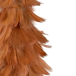 Northlight Small Layered Feather Cone Tree Glittered Christmas Decoration - 16" - Rust Orange -Christmas Decorations Store GUEST f8b38456 9715 4ddd 8b2c f45633bd931e