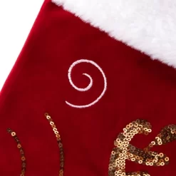 Northlight Reindeer And Snowflake Sequin Christmas Stockings - 20" - Red And White - Set Of 2 -Christmas Decorations Store GUEST f8c515a0 11b2 47c1 aac3 b404dd253ea0