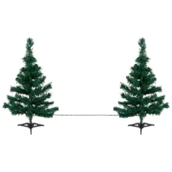 Northlight LED Lighted Christmas Tree Outdoor Pathway Markers - 24" - Set Of 3 -Christmas Decorations Store GUEST fad8e9cb 309a 4e18 830a 56e752d895bc