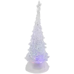 Northlight LED Lighted Acrylic Christmas Tree Decoration - 10.5" - Multi-Color Lights -Christmas Decorations Store GUEST fd2d4622 7223 406e bd84 dfca792eb7f3
